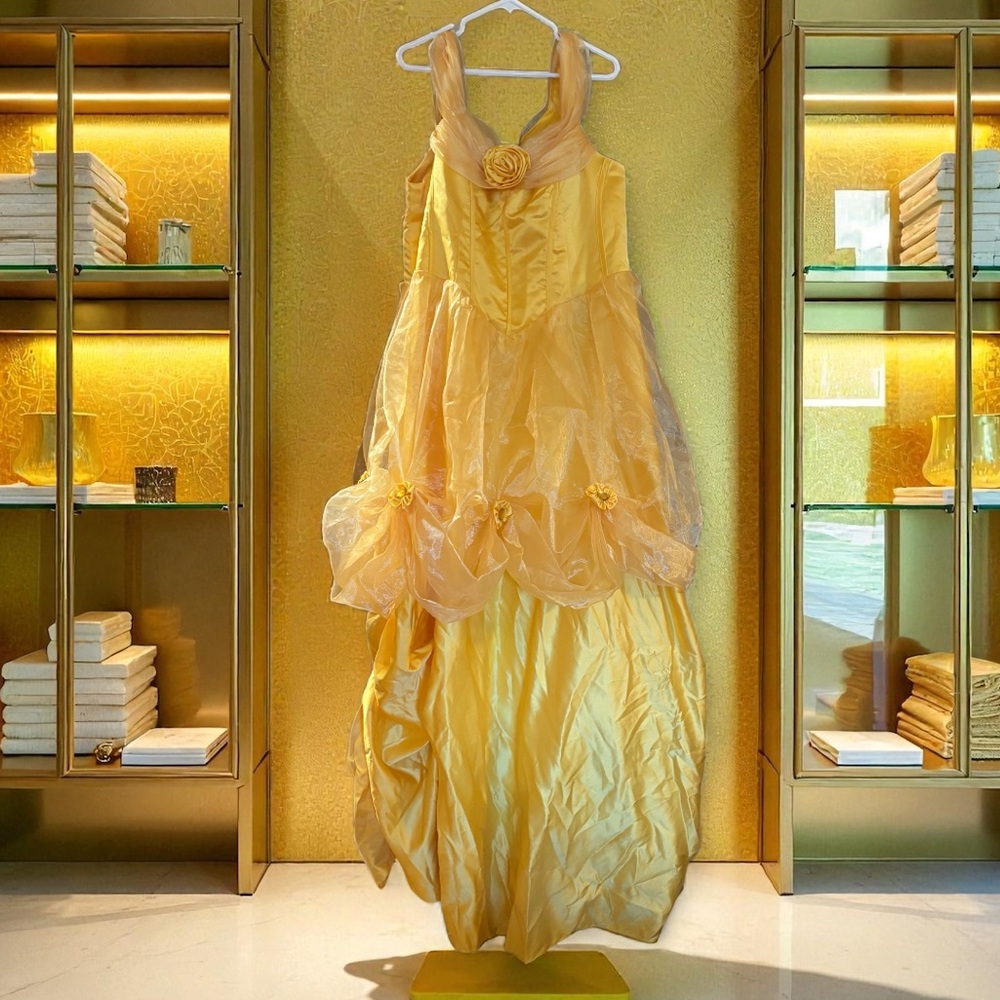 Vivid Golden Yellow Belle Dress PTP 22 XL